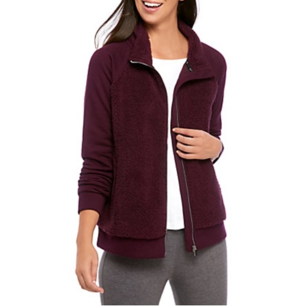 NEW ladies, fleece, athletic jacket